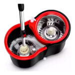 360 Spin Stainless Mop Rod Rotating Magic Mop Floor Cleaning Mop with Bucket