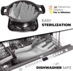 Household Non-Slip Magic Reusable Silicone Kitchen Cleaning Gloves - Image 2